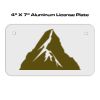 4 X 7 Aluminum License Plate  Thumbnail