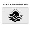 4 X 7 Aluminum License Plate  Thumbnail