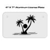 4 X 7 Aluminum License Plate  Thumbnail