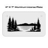 4 X 7 Aluminum License Plate  Thumbnail