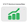 4 X 7 Aluminum License Plate  Thumbnail
