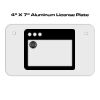 4 X 7 Aluminum License Plate  Thumbnail