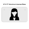 4 X 7 Aluminum License Plate  Thumbnail