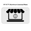 4 X 7 Aluminum License Plate  Thumbnail