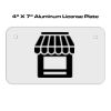 4 X 7 Aluminum License Plate  Thumbnail