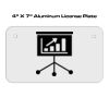 4 X 7 Aluminum License Plate  Thumbnail