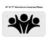 4 X 7 Aluminum License Plate  Thumbnail