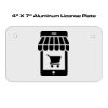 4 X 7 Aluminum License Plate  Thumbnail