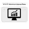 4 X 7 Aluminum License Plate  Thumbnail