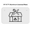 4 X 7 Aluminum License Plate  Thumbnail