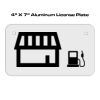4 X 7 Aluminum License Plate  Thumbnail