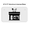 4 X 7 Aluminum License Plate  Thumbnail