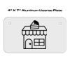 4 X 7 Aluminum License Plate  Thumbnail