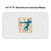 4 X 7 Aluminum License Plate  Thumbnail