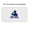 4 X 7 Aluminum License Plate  Thumbnail