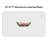4 X 7 Aluminum License Plate  Thumbnail