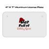 4 X 7 Aluminum License Plate  Thumbnail