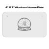 4 X 7 Aluminum License Plate  Thumbnail