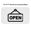 4 X 7 Aluminum License Plate  Thumbnail