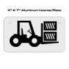 4 X 7 Aluminum License Plate  Thumbnail