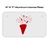 4 X 7 Aluminum License Plate  Thumbnail