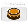 4 X 7 Aluminum License Plate  Thumbnail