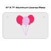 4 X 7 Aluminum License Plate  Thumbnail