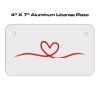 4 X 7 Aluminum License Plate  Thumbnail