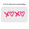 4 X 7 Aluminum License Plate  Thumbnail