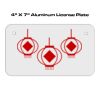 4 X 7 Aluminum License Plate  Thumbnail