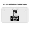 4 X 7 Aluminum License Plate  Thumbnail