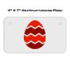 4 X 7 Aluminum License Plate  Thumbnail