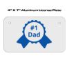 4 X 7 Aluminum License Plate  Thumbnail