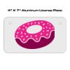 4 X 7 Aluminum License Plate  Thumbnail