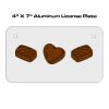 4 X 7 Aluminum License Plate  Thumbnail