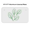 4 X 7 Aluminum License Plate  Thumbnail