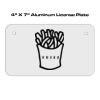 4 X 7 Aluminum License Plate  Thumbnail