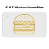 4 X 7 Aluminum License Plate  Thumbnail