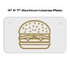 4 X 7 Aluminum License Plate  Thumbnail