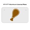 4 X 7 Aluminum License Plate  Thumbnail