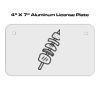 4 X 7 Aluminum License Plate  Thumbnail