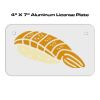 4 X 7 Aluminum License Plate  Thumbnail
