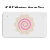 4 X 7 Aluminum License Plate  Thumbnail