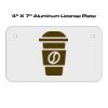 4 X 7 Aluminum License Plate  Thumbnail