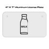 4 X 7 Aluminum License Plate  Thumbnail