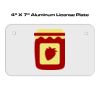 4 X 7 Aluminum License Plate  Thumbnail