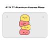 4 X 7 Aluminum License Plate  Thumbnail
