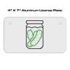 4 X 7 Aluminum License Plate  Thumbnail