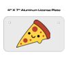 4 X 7 Aluminum License Plate  Thumbnail