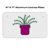 4 X 7 Aluminum License Plate  Thumbnail